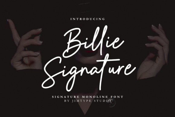 Billie Signature Font for Elegant Design