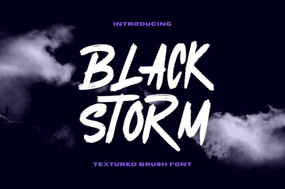 Black Storm Font for Bold Web Design