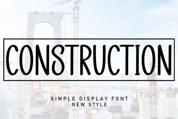 Construction: A Handwritten Font for Editorial Design