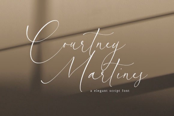 Courtney Martines: A Luxurious Script Font