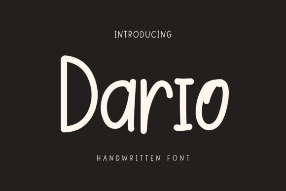 Dario: A Cute Handwritten Font for Your Business