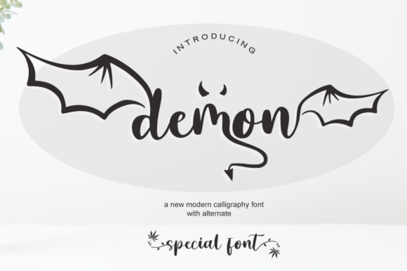 Demon: A Font That Commands Attention
