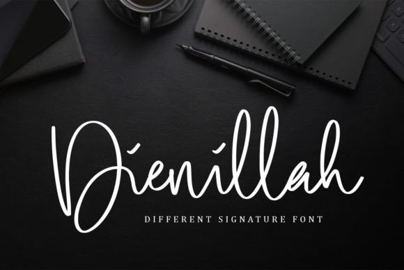 Dienillah: A Beautiful Script Font