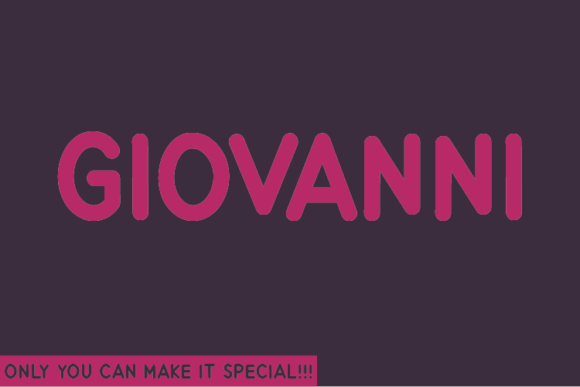 Giovanni Font Review: Elevating Small Business Branding