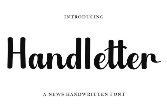 Hand Letter: A Trendy Handwritten Font