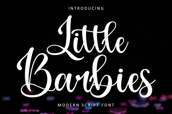 Little Barbies: A Elegant Handwritten Font