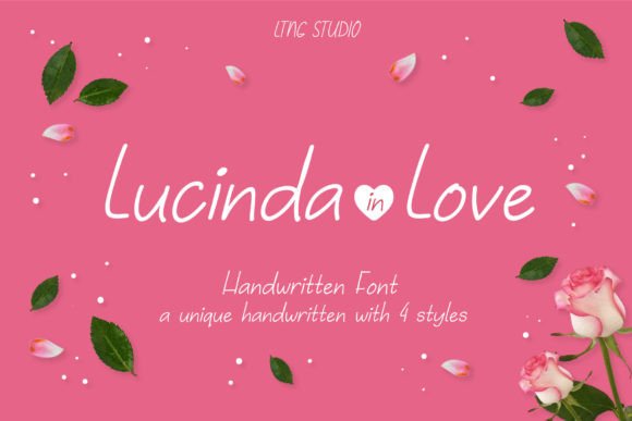 Lucinda in Love: A Handwritten Font for Polished Branding