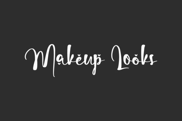 Makeup Looks Font for Business