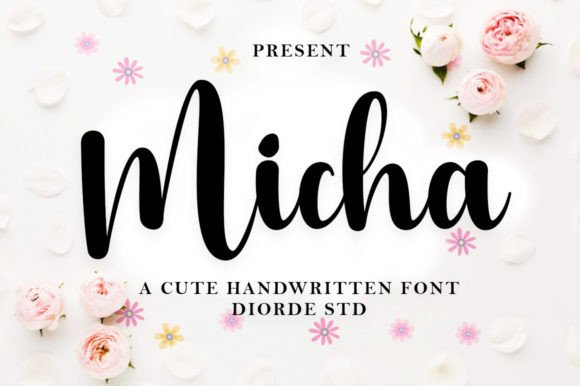 Micha Font: Handwritten Elegance for Crafters