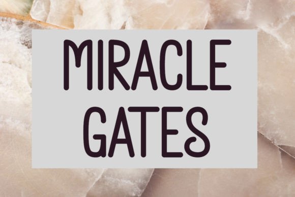 Miracle Gates: The Elegant Script Font for Handmade Brands