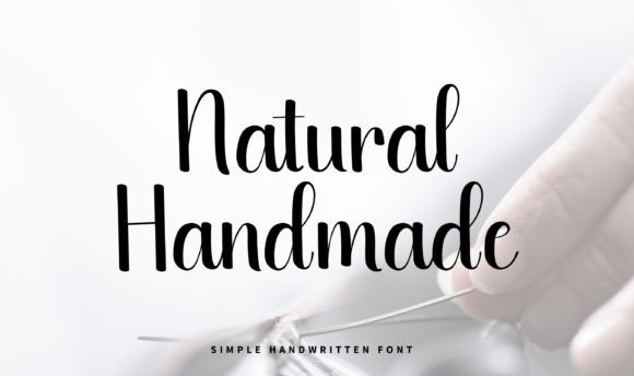 Natural Handmade: A Friendly Font for Small Business Branding