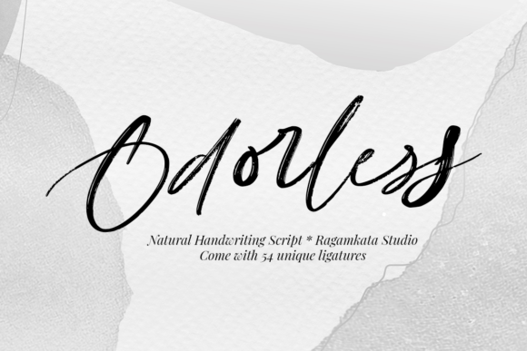 Odorless: A Natural Script Font