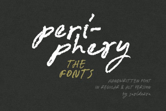 Periphery Font: Handmade Elegance for Crafters