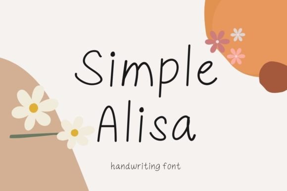 Simple Alisa: A Handwritten Font for Creative Projects