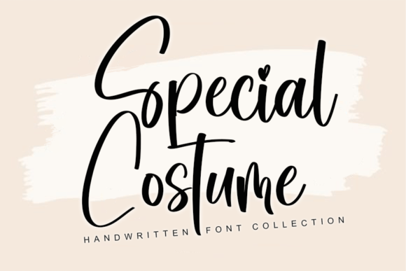 Special Costume: The Perfect Handwritten Font for Crafters