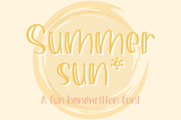 Summer Sun: A Fun Font for Creative Campaigns