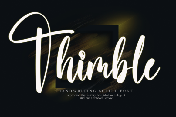 Thimble: A Stylish Handwritten Font