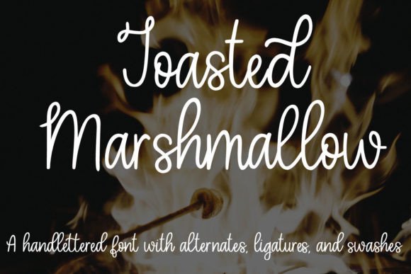 Toasted Marshmallow Font: Elegant Script for Craft Projects